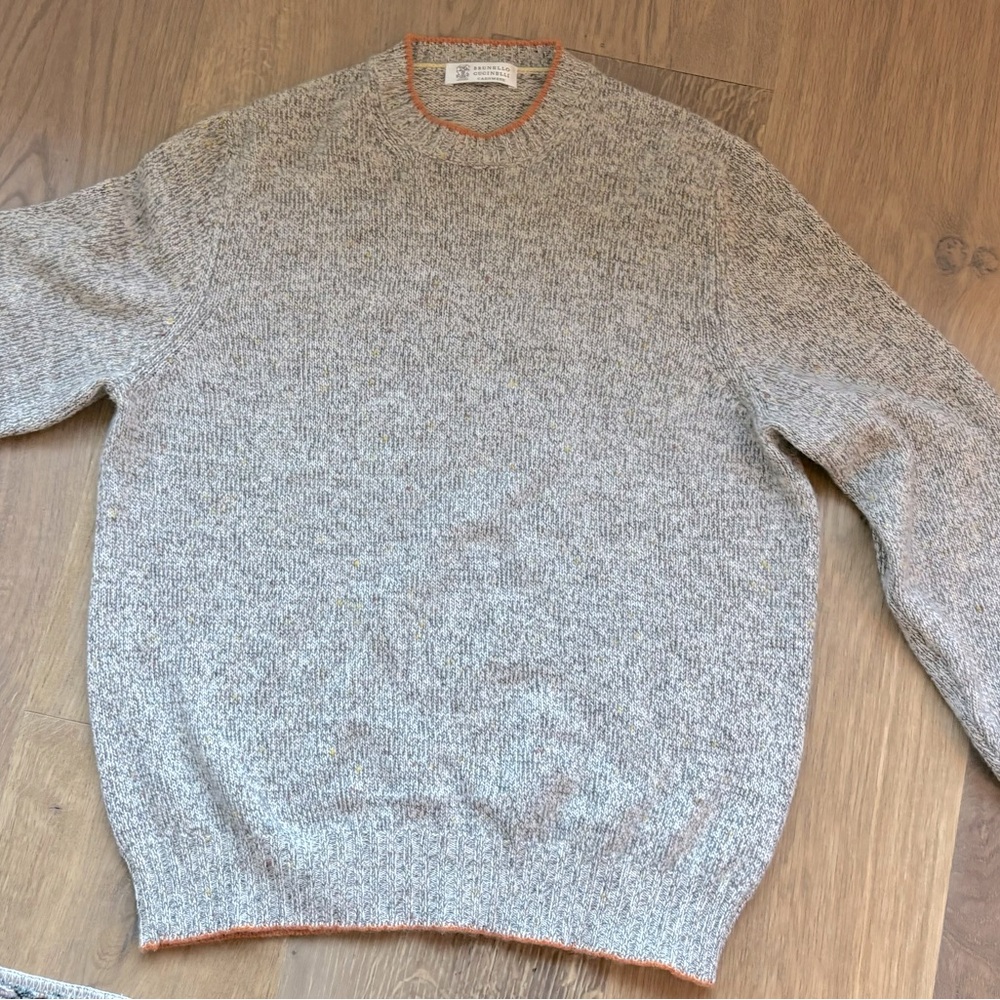 Brunello Cucinelli cashmere men’s sweater